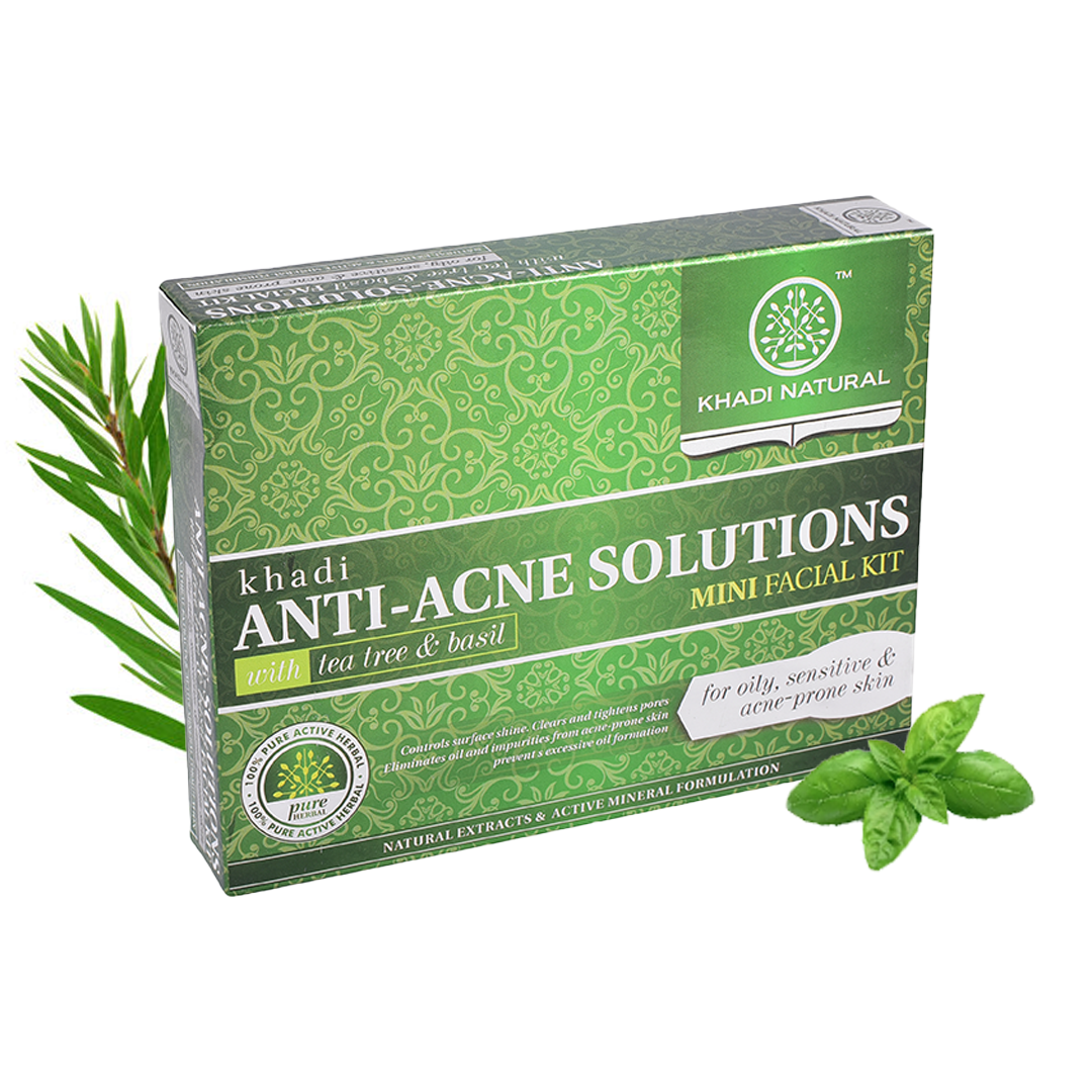 Khadi Anti Acne Solutions Mini Facial Kit Domestic