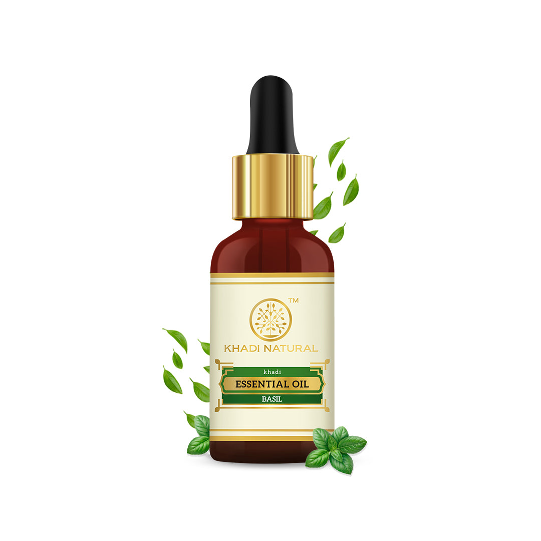 Khadi Natural Basil Pure Essential Oil Buy Khadi Natural