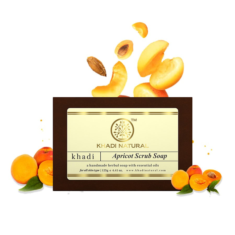 Khadi Apricot Scrub Soap