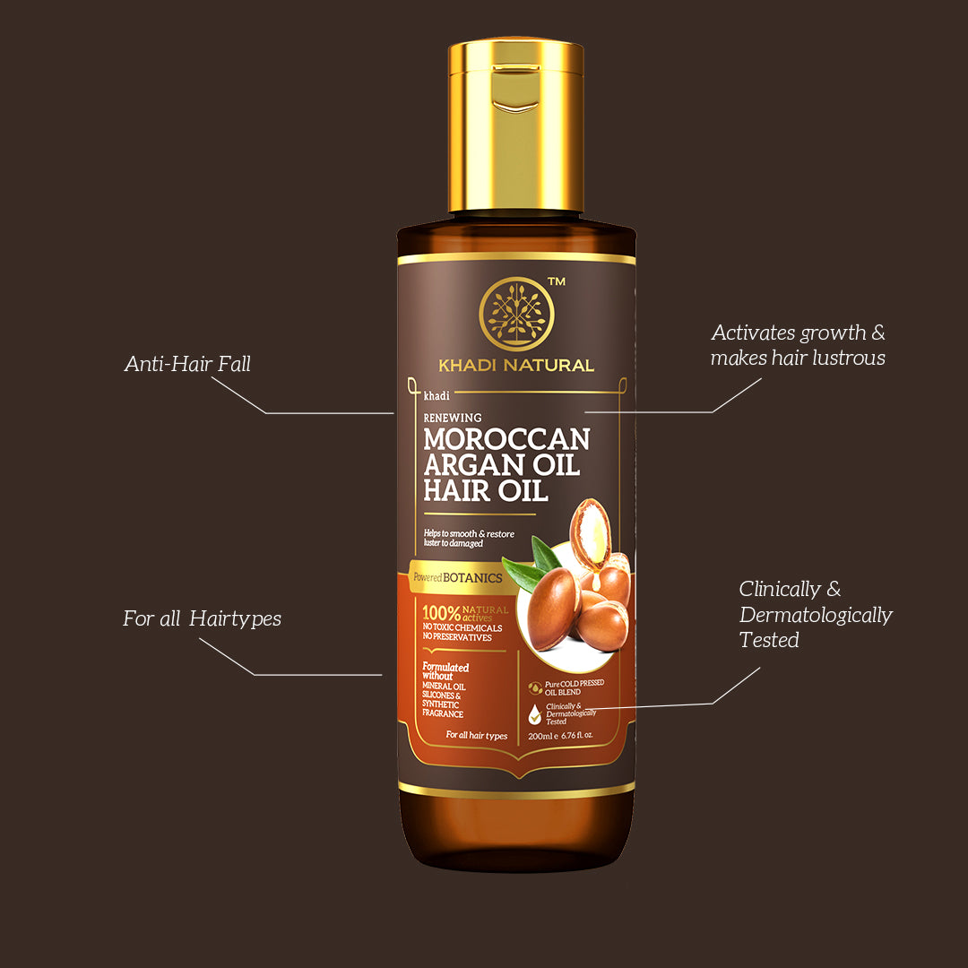 Khadi Natural Moroccan Argan Hair oil 200 ml