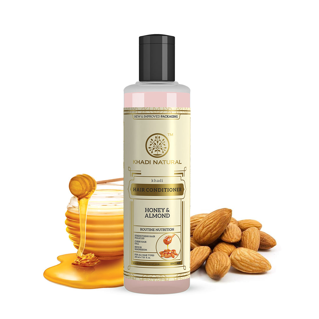 Khadi Natural Honey & Almond Hair Conditioner 210ML (BUY1GET1)