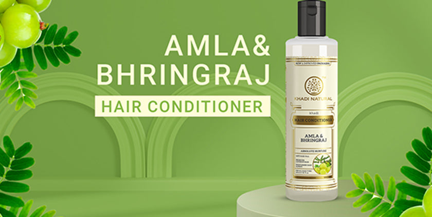 Khadi Natural Amla & Bhringraj Hair Conditioner 210 ml (Buy 5 Products & Save Rs.500)