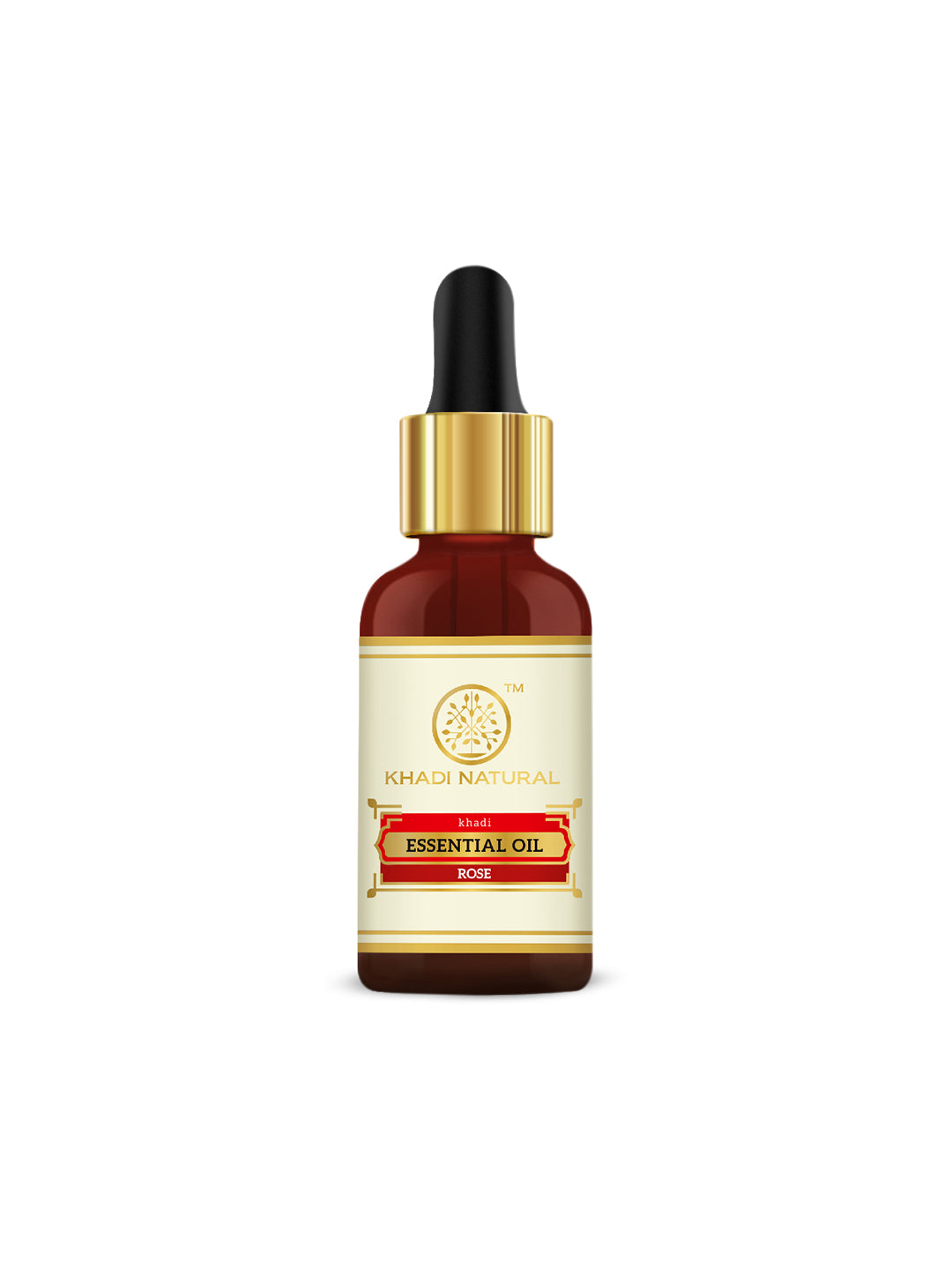 Khadi Natural Rose - Pure Essential Oil - 15 ml (Buy 3 Products & Get Rs.300 Off)