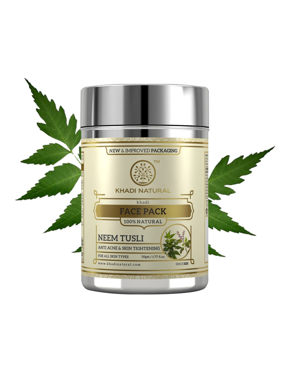 Khadi Natural Neem Tulsi Face Pack - 50 g