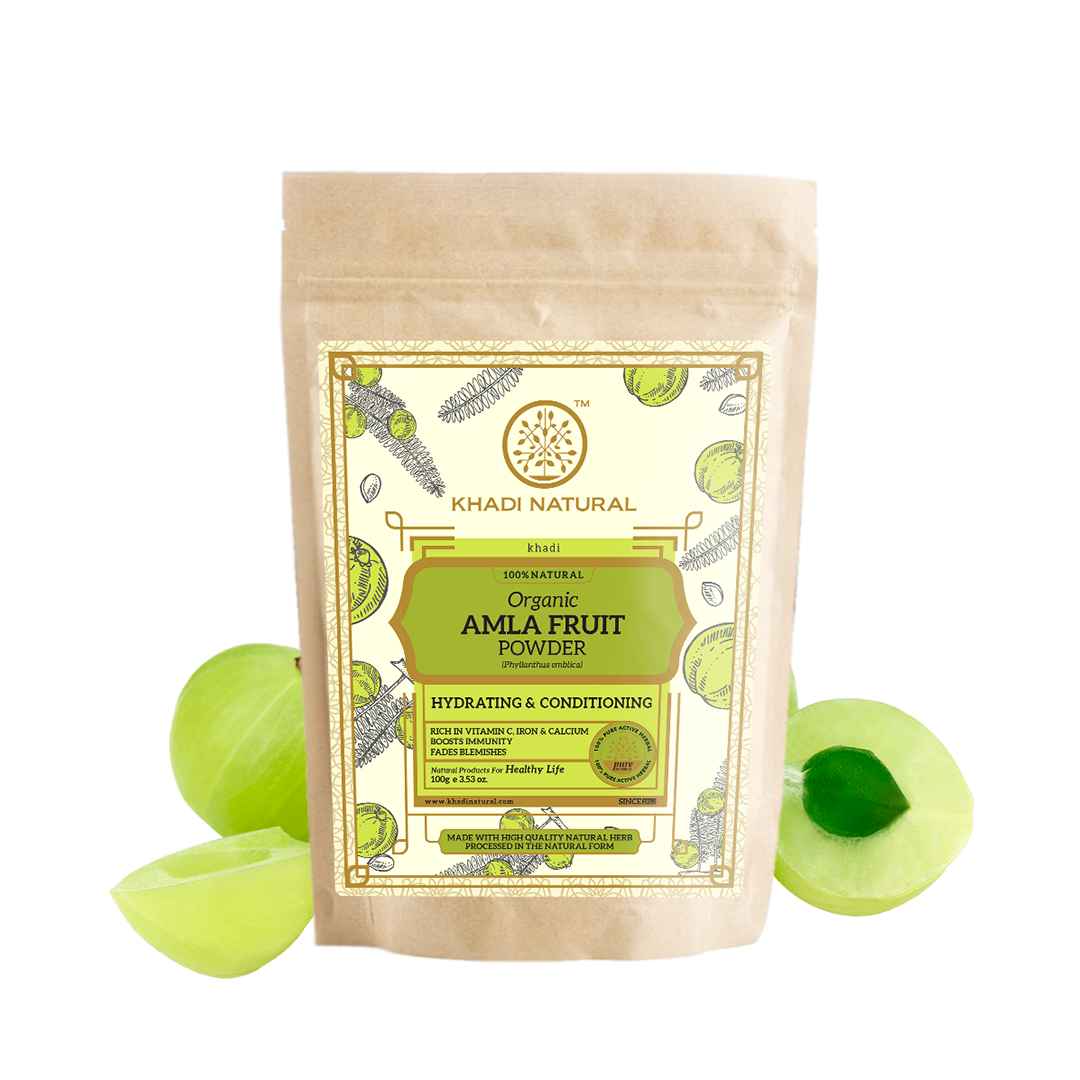 Organic Amla Fruit Powder - 100% Natural-100 g (Buy 4 products in Rs.599)