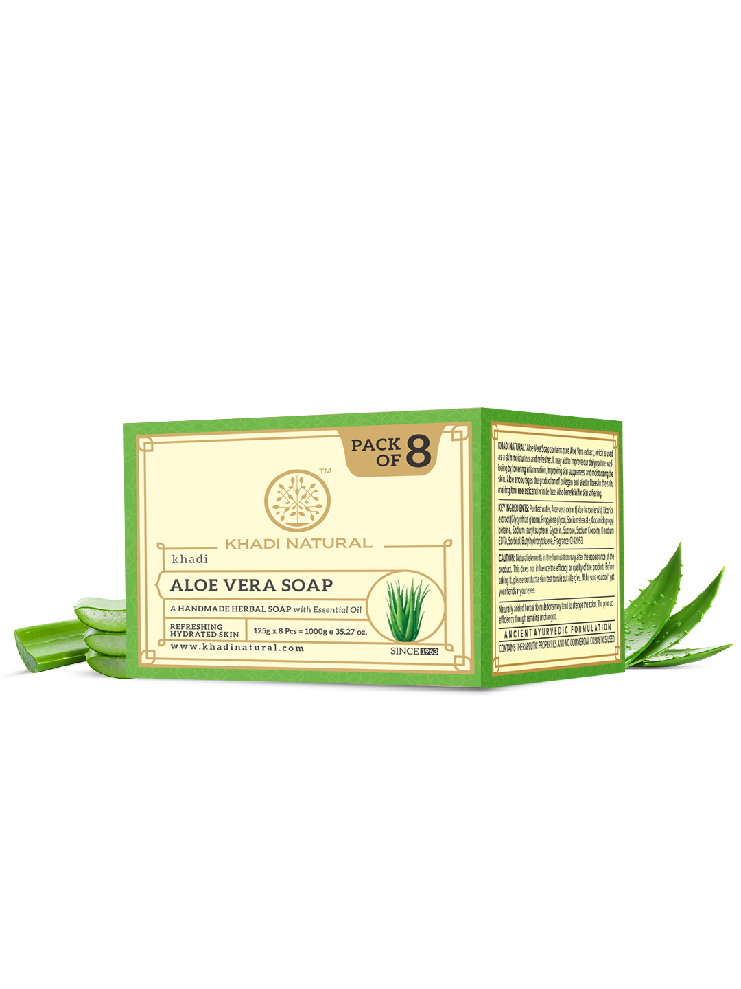 Aloe Vera Soap Value Pack of 8 125 gm