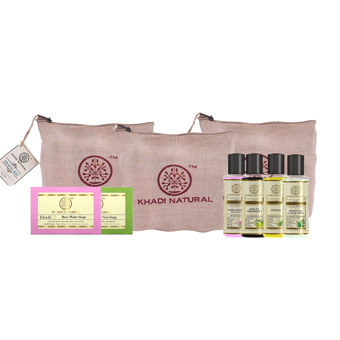 Khadi Natural Herbal Travel Kit