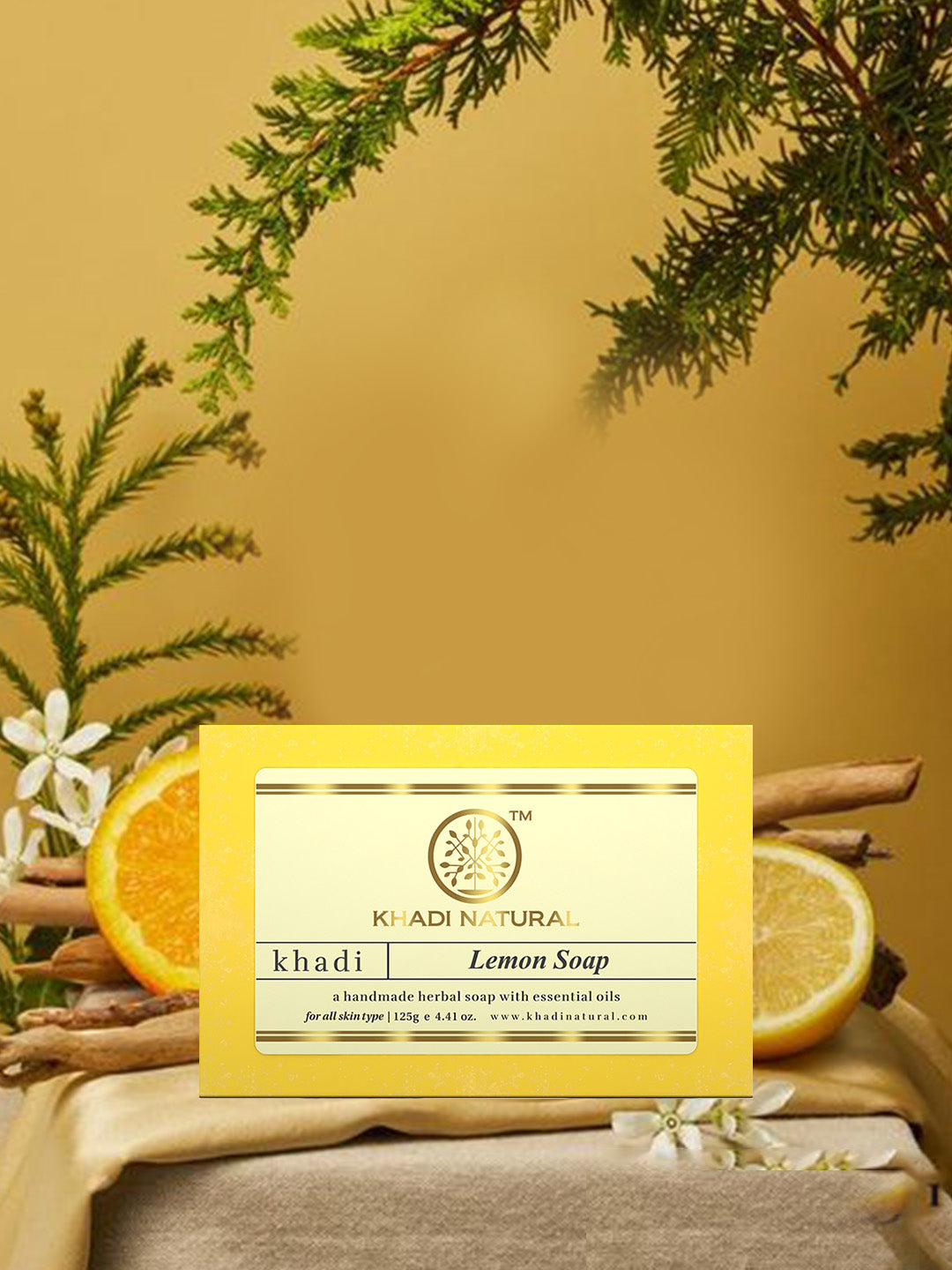 Khadi Natural Herbal Lemon Soap 125g