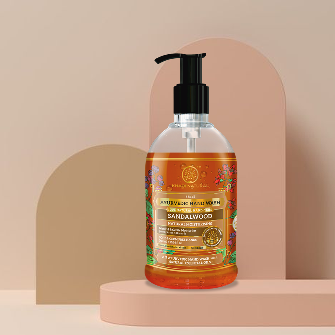 Khadi Natural Moisturizing Sandalwood Handwash-300 ml