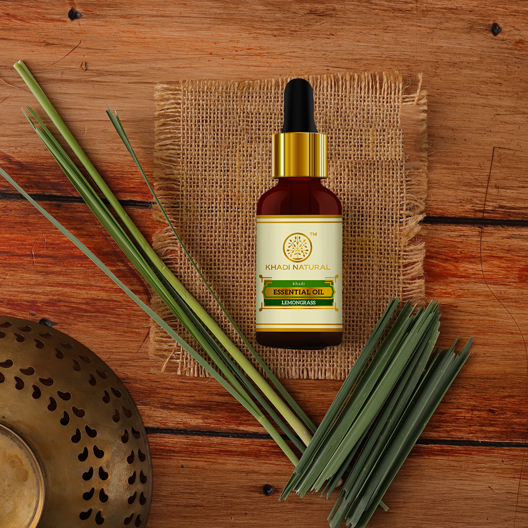 Khadi Natural Lemongrass - Pure Essential Oil - 15 ml