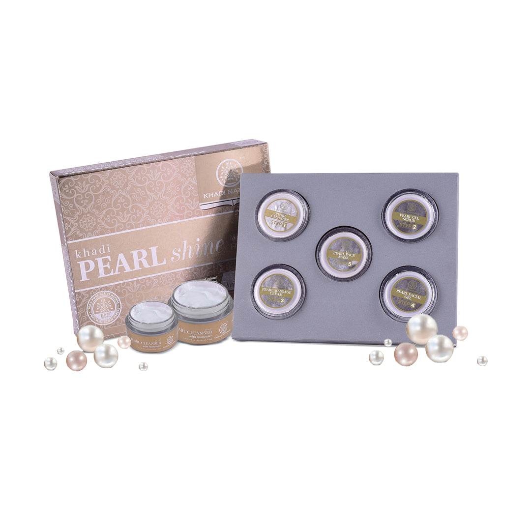 Khadi Natural Pearl Shine Mini Facial Kit