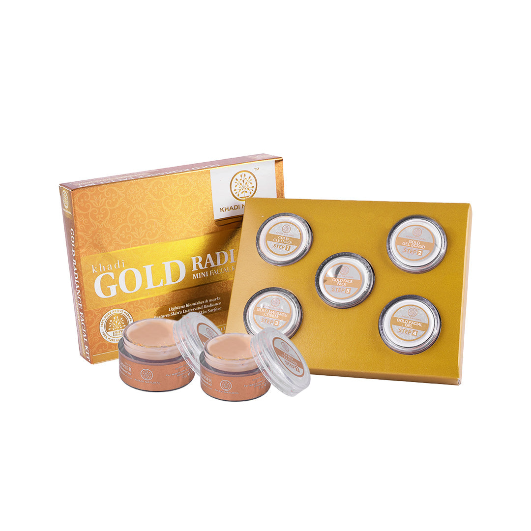 Khadi Natural Gold Radiance Mini Facial Kit (BUY2GET2)