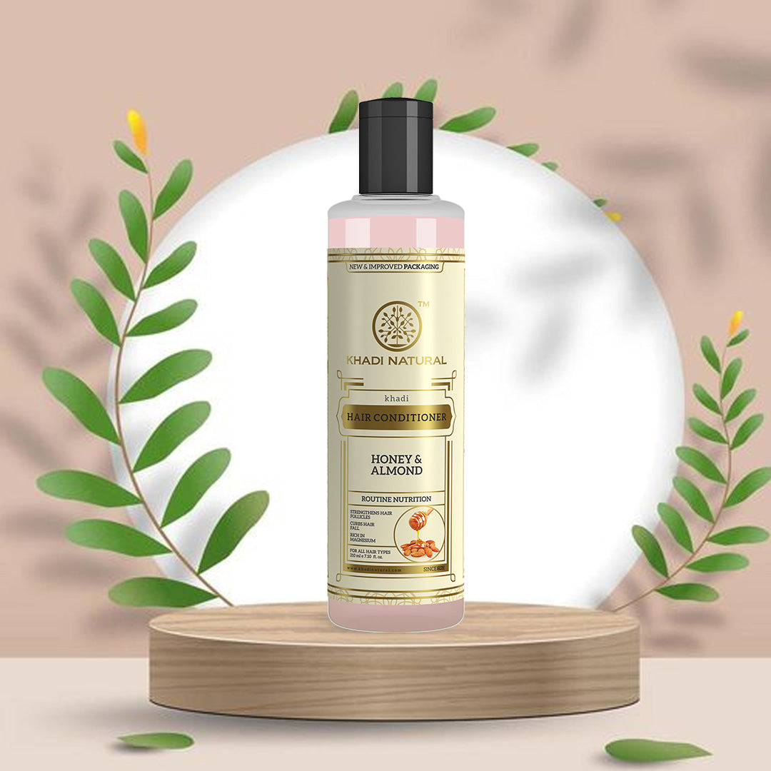 Khadi Natural Honey & Almond Hair Conditioner 210ML (BUY1GET1)