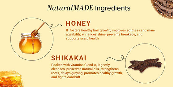 Khadi Natural Shikakai & Honey Hair Conditioner- Sls & Paraben Free-210 ml (BUY1GET1)