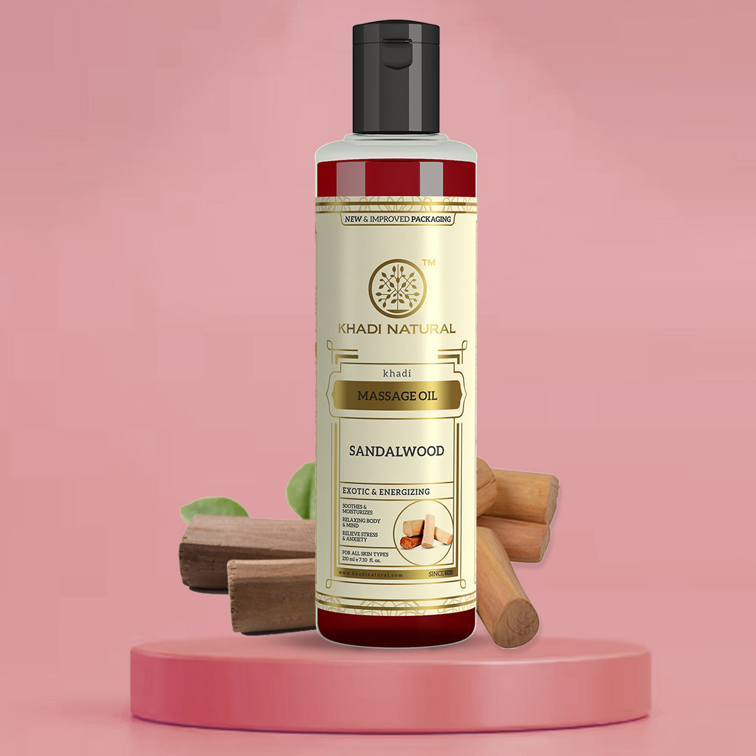 Khadi Natural Sandalwood Massage Oil