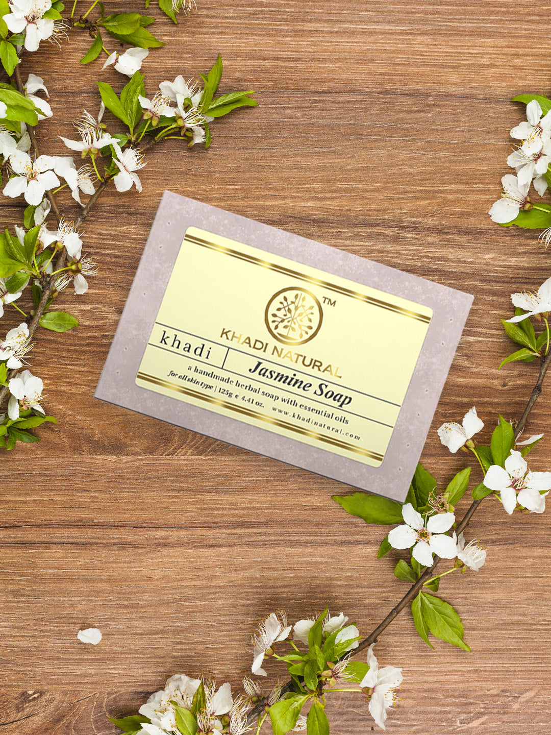 Khadi Natural Herbal Jasmine Soap 125g