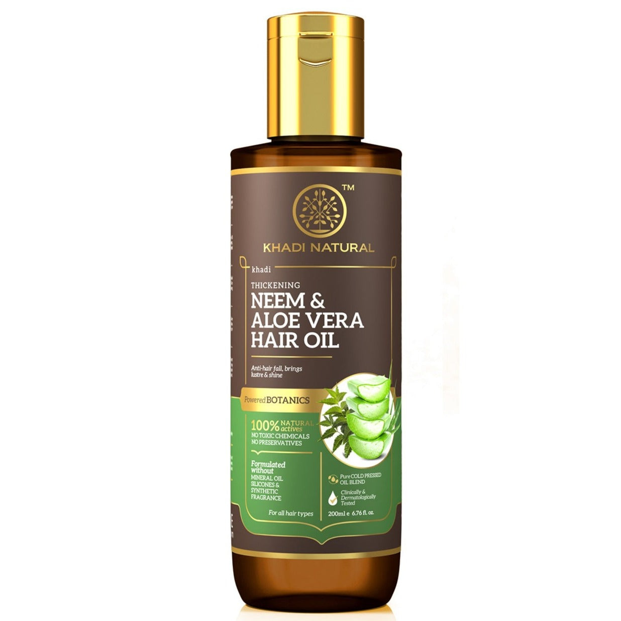 Khadi Natural Neem Aloe Vera Hair Oil Mini