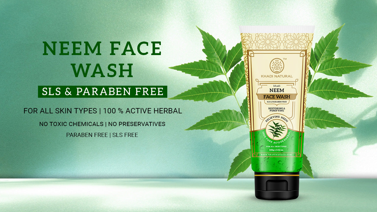 Khadi Natural Neem Face Wash SLS & Paraben Free