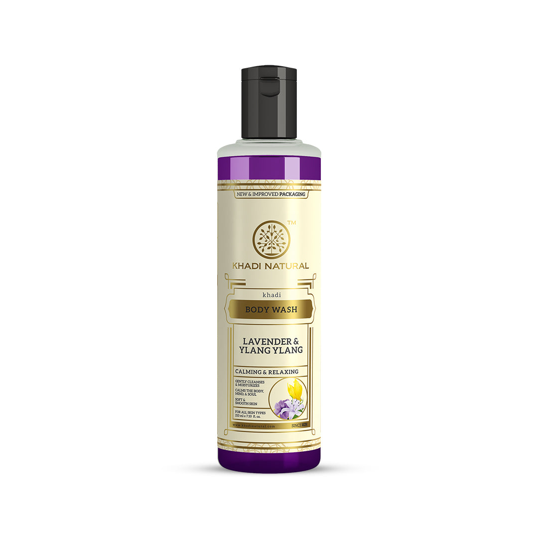 Khadi Natural Lavender & Ylang Ylang Body Wash-210 ml (Set Of 2)