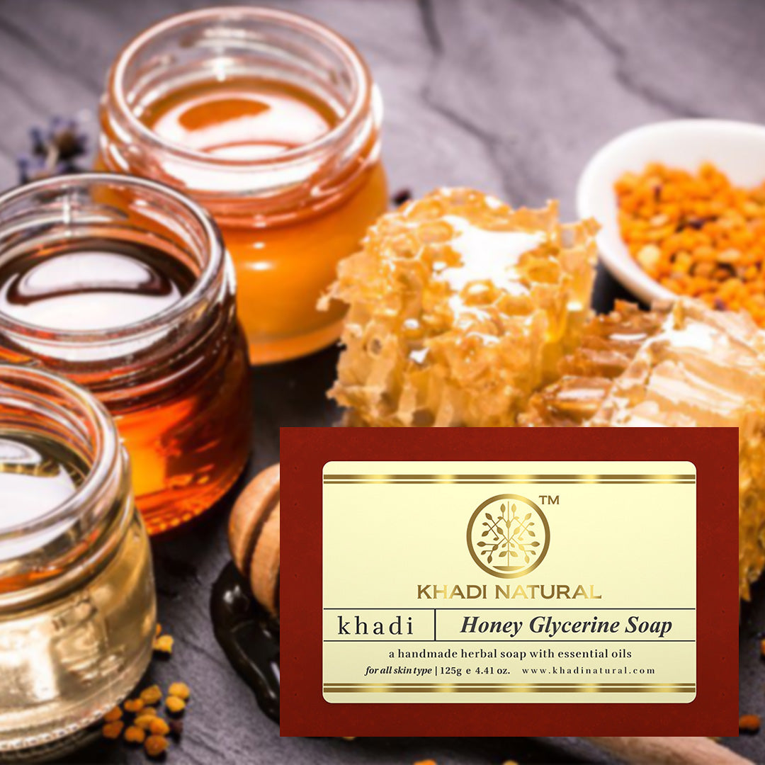 Khadi Natural Herbal Honey Soap-125 g