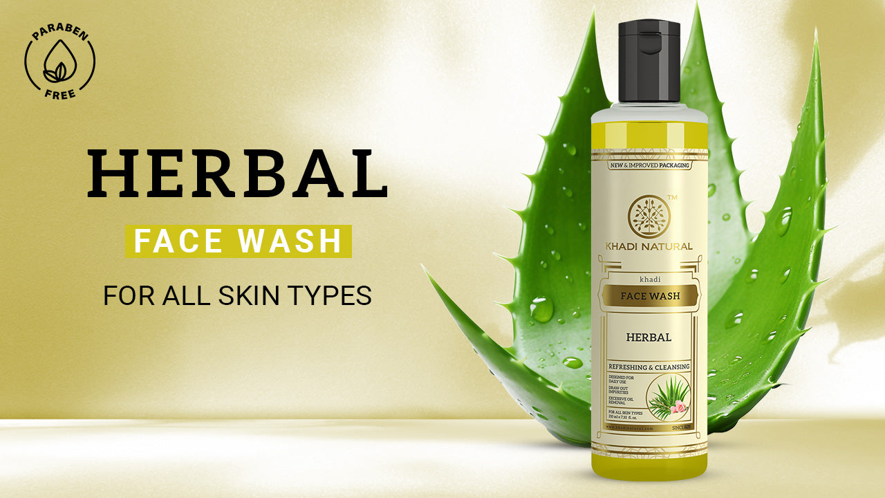 Khadi Natural Herbal Face Wash-210 ml (Buy 4 products in Rs.599)