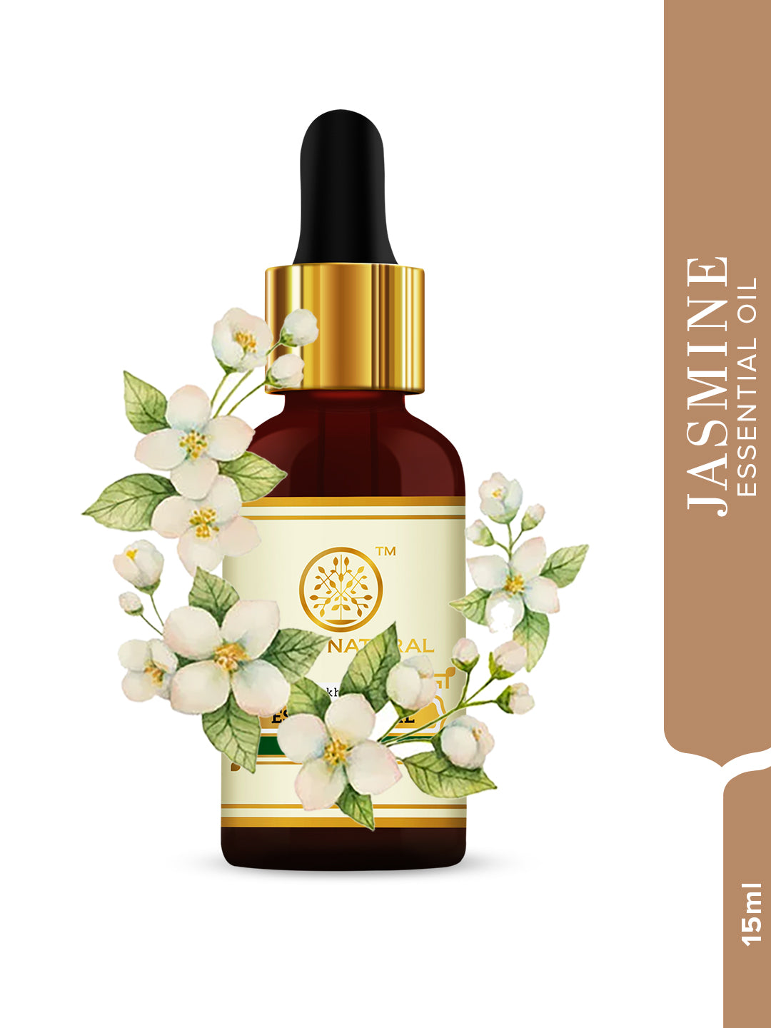 Khadi Natural Jasmine - Pure Essential Oil- 15 ml (Buy 3 Products & Get Rs.300 Off)