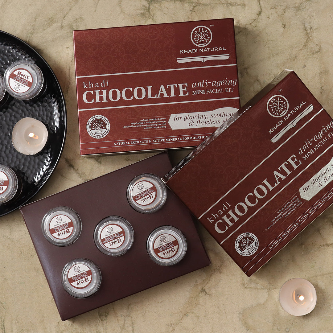 Khadi Natural Chocolate Mini Facial Kit (BUY2GET2)