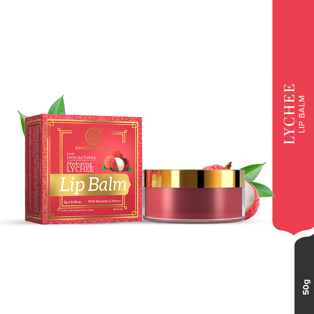 Khadi Natural Lychee Lip Balm 5 g