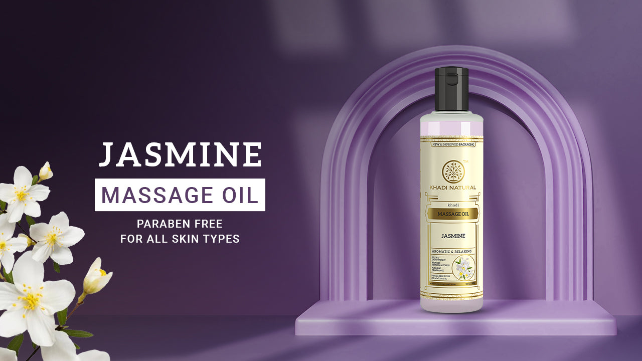 Khadi Natural Jasmine Massage Oil-210 ml