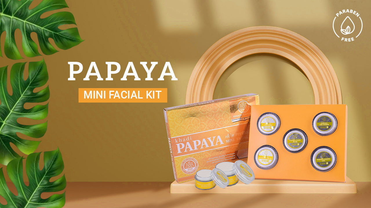 Khadi Natural Papaya Skin Revitalizing Mini Facial Kit (BUY2GET2)