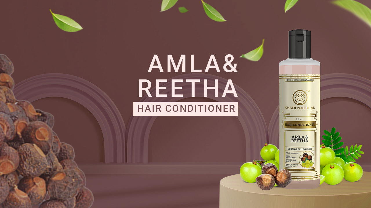 Khadi Natural Amla & Reetha Hair Conditioner 210 ml (BUY1GET1)