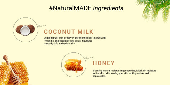 Khadi Natural Coconut Milk & Honey Soap 125g