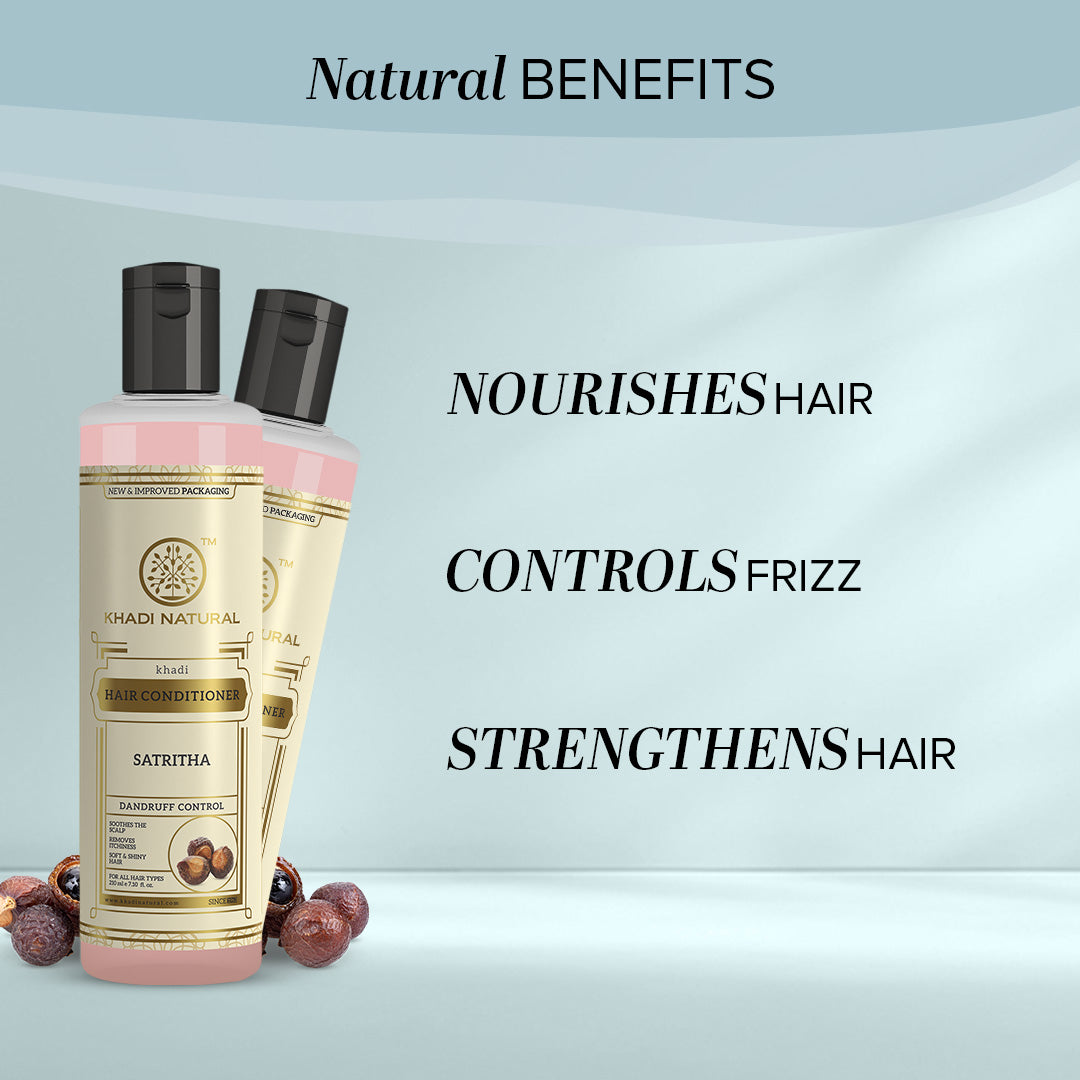 Khadi Natural Satritha Hair Conditioner 210 ml (BUY1GET1)