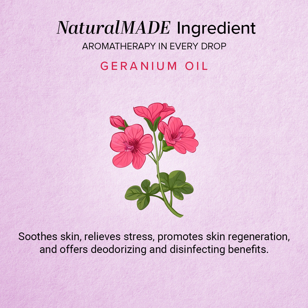 Khadi Natural Herbal Geranium Essential Oil (Buy 3 Products & Get Rs.300 Off)