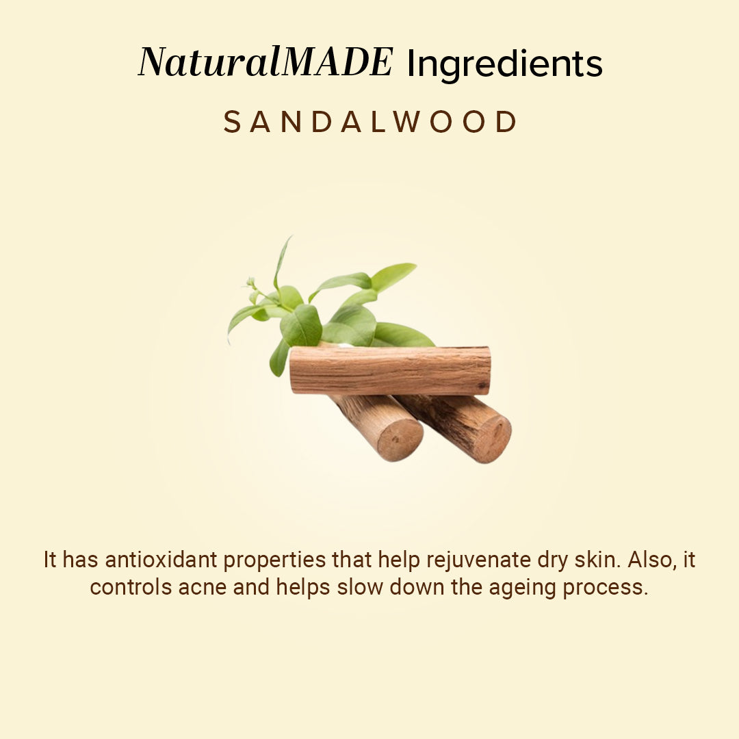 Khadi Natural Sandalwood Soap Pack of 3
