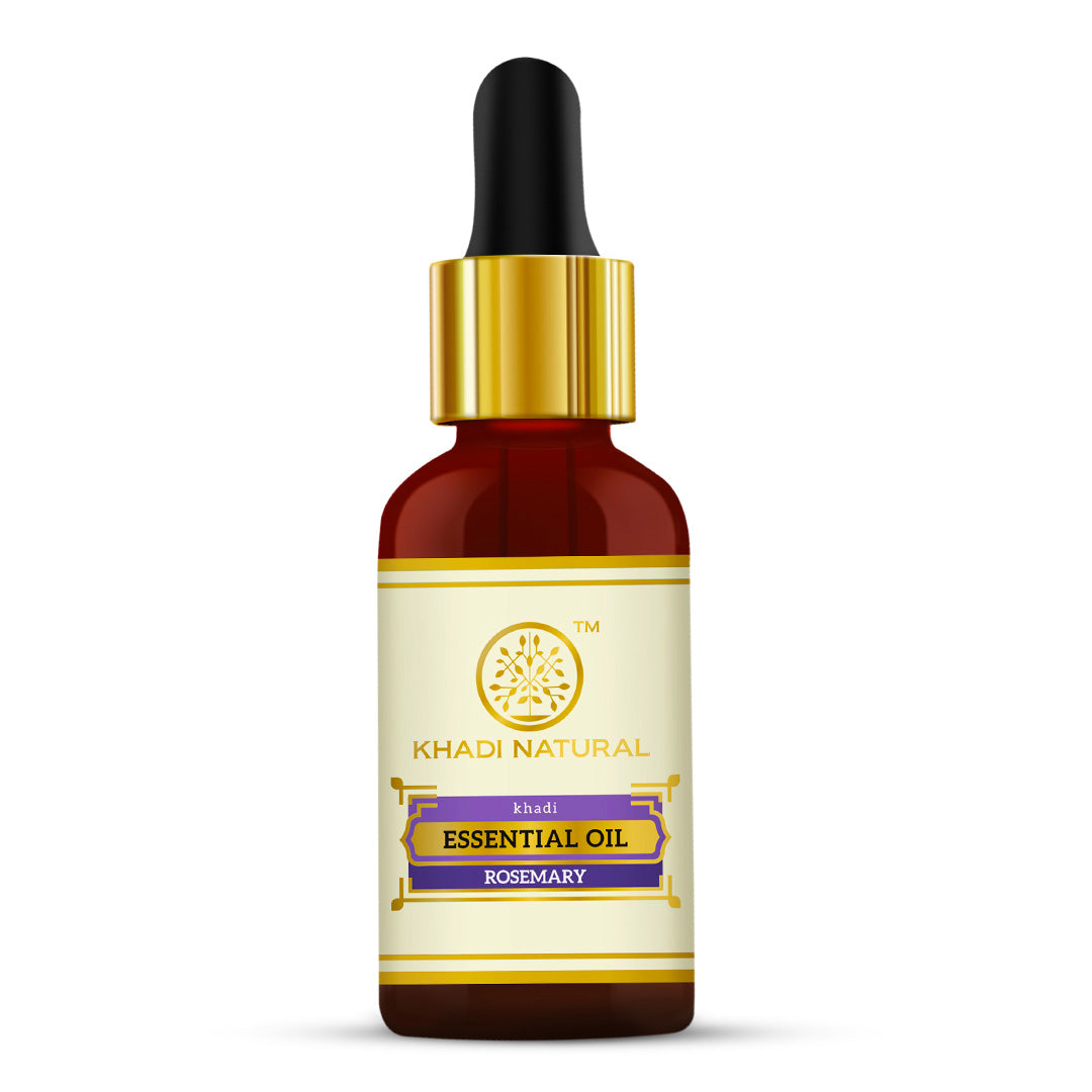 Khadi Natural Herbal Rosemary Essential Oil - 15 ml (Buy 5 Products & Save Rs.500)