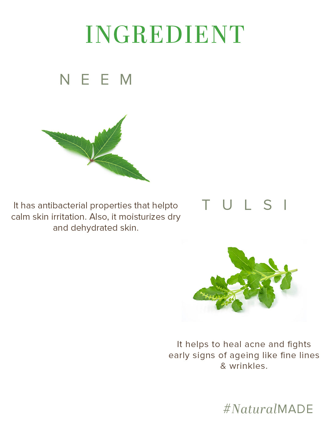 Khadi Natural Herbal Neem Tulsi Soap (Pack Of 3) (Buy 3 Products & Get Rs.300 Off)