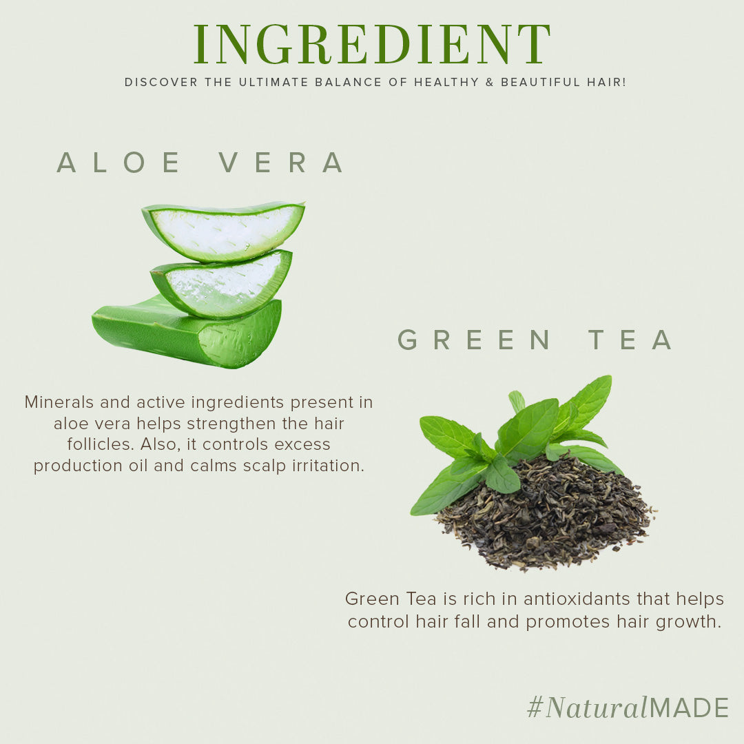 Khadi Natural Green tea and AloeVera conditioner - pack of 2