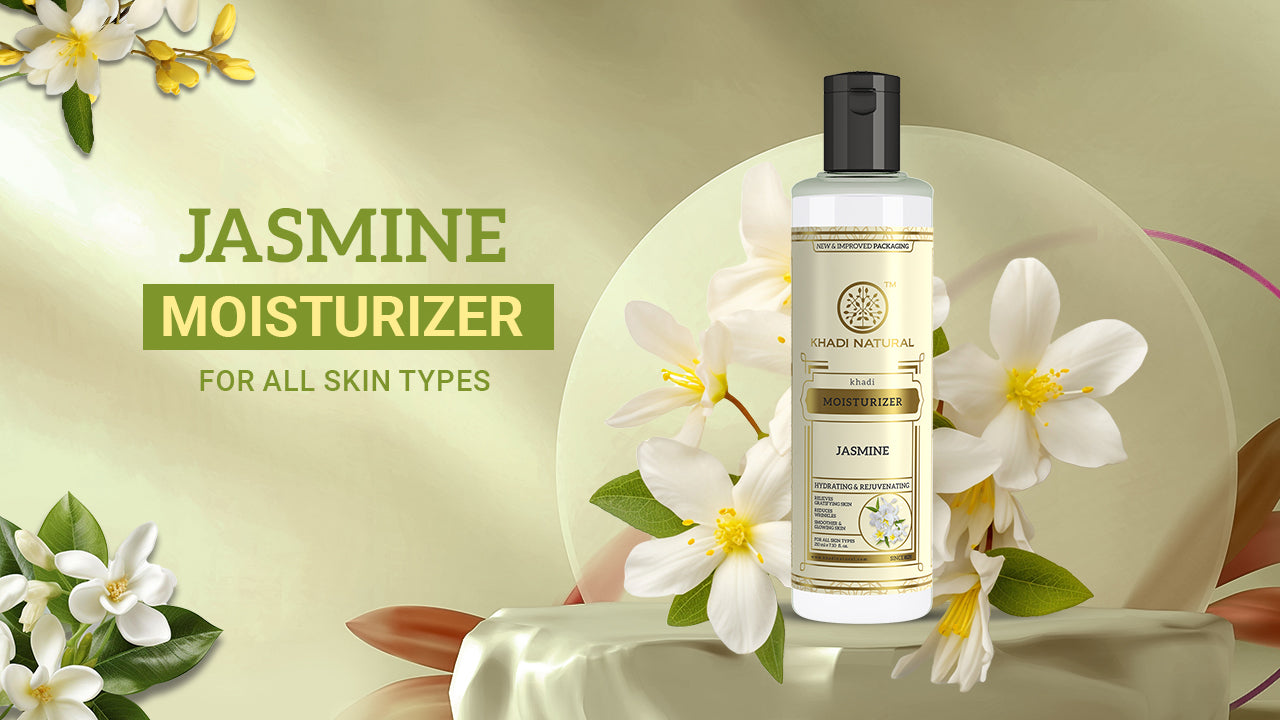 Khadi Natural Pure Jasmine Moisturizer-210 ml (Buy 4 products in Rs.599)