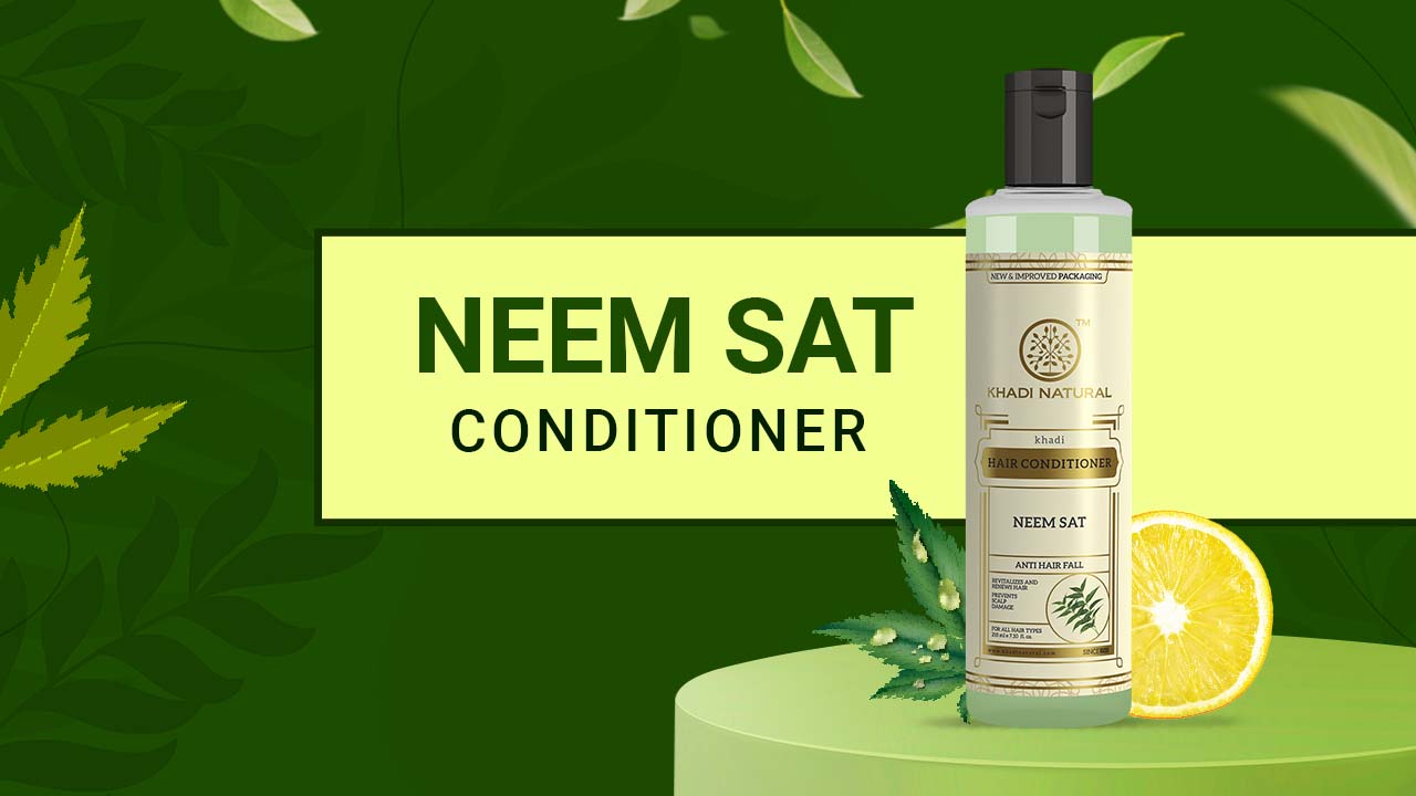 Khadi Natural Neem Sat Hair Conditioner 210ML