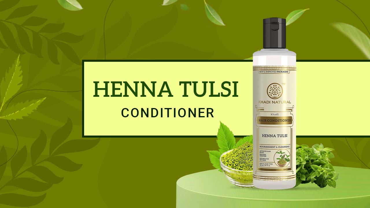 Khadi Natural Henna Tulsi Hair Conditioner - 210 ml